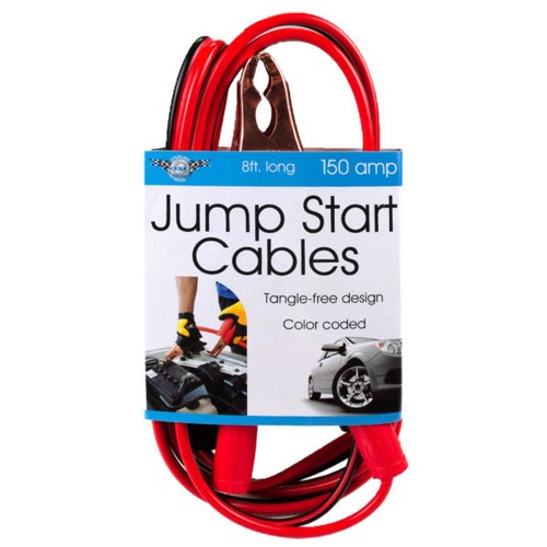 Color coded jump start cables - color,