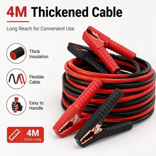 Car battery jumper - battery, cables